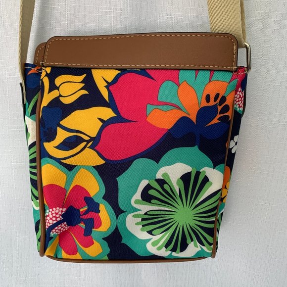 Green Living LILY BLOOM Floral Fiesta Cross Body Shoulder Bag - Picture 4 of 13